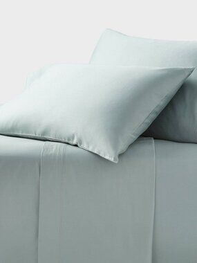 Threshold Full 800TC Hotel Collection Sheet Set - Light Teal NWT